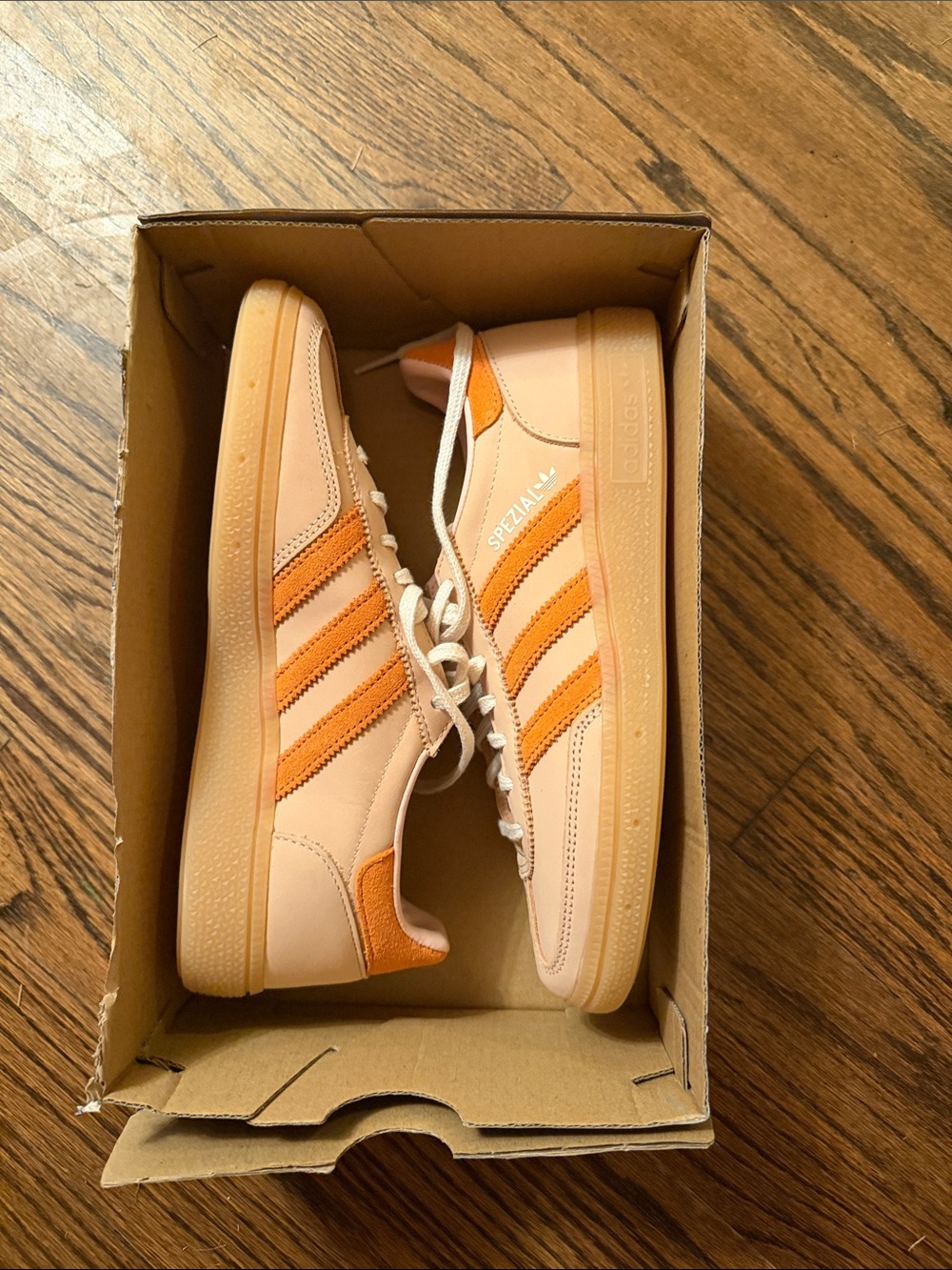 adidas Hardball Spezial Women's Sneakers in Peach & Orange